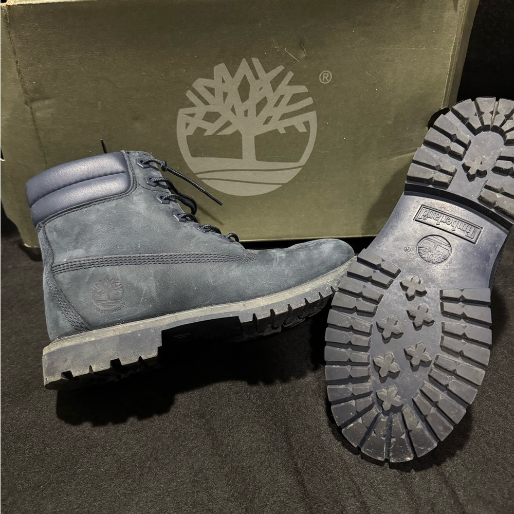Blue Timberland Boots